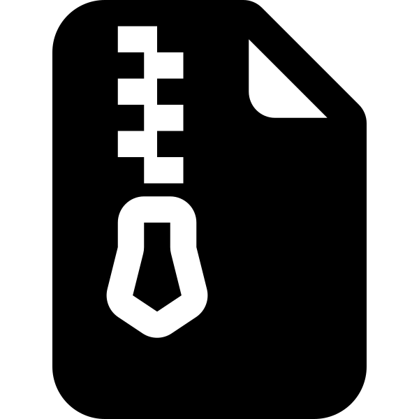 File Earmark Zip Fill