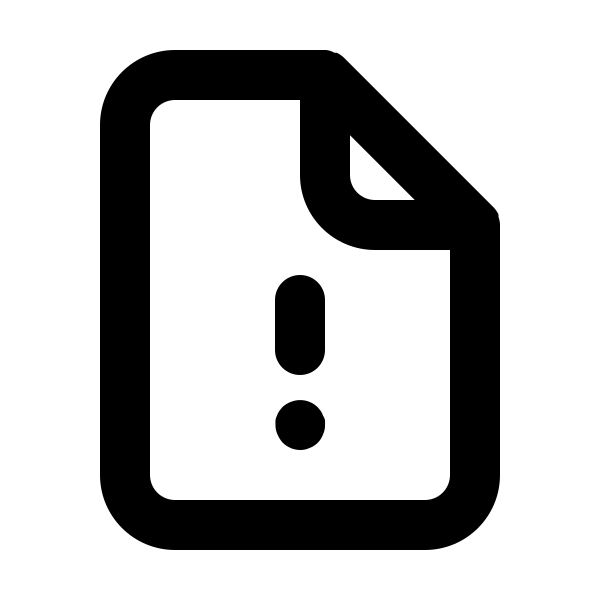 File Exclamation