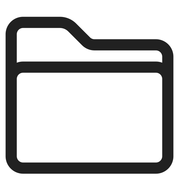 File Folder High Contrast