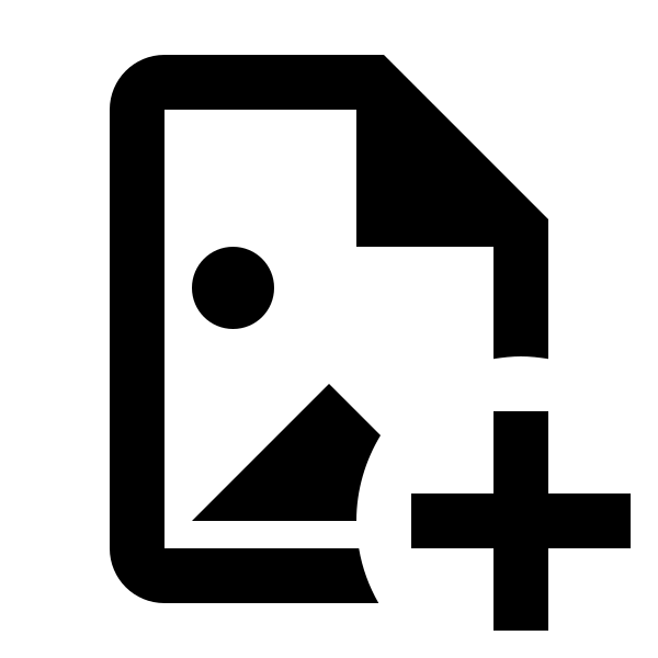 File Image Plus Outline