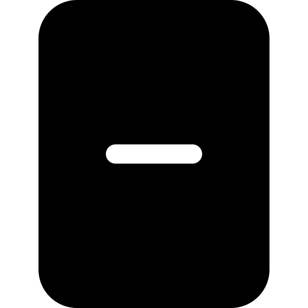 File Minus Fill