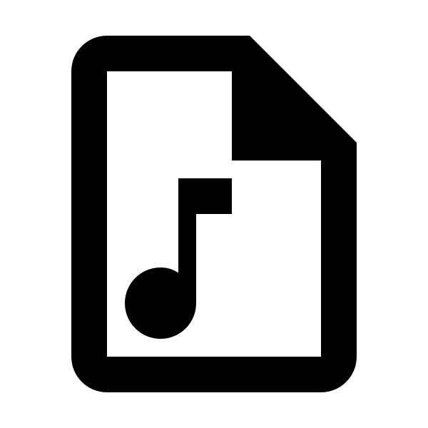 File Music Outline