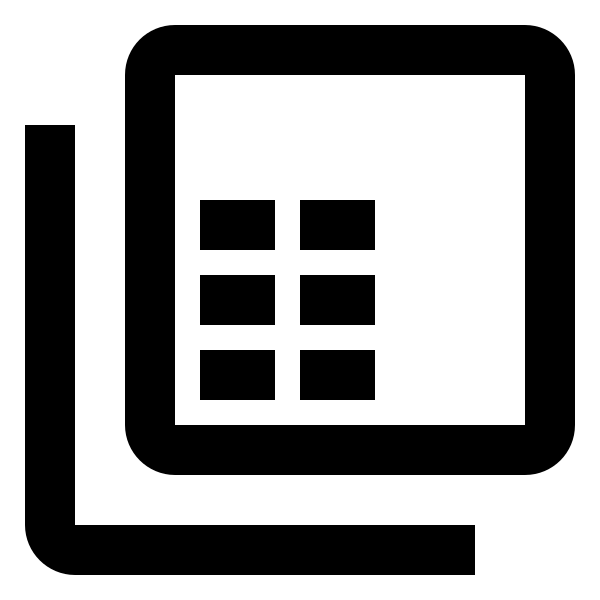 File Table Box Multiple Outline