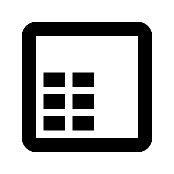File Table Box Outline
