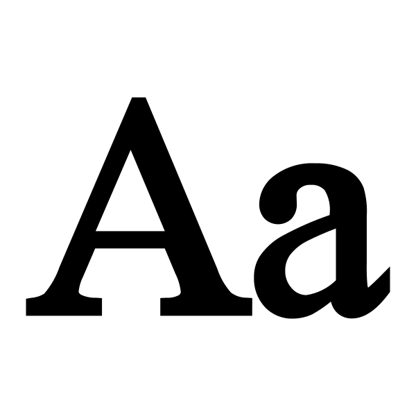 File Type Light Font Vector