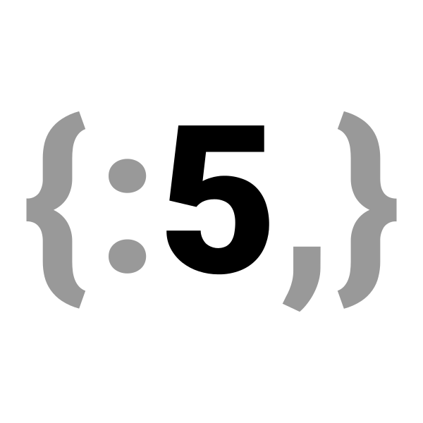File Type Light Json5 Vector