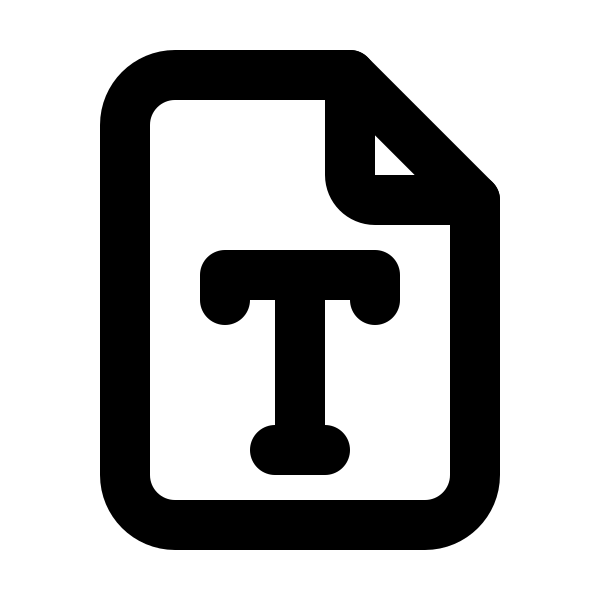 File Typography