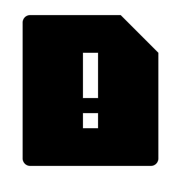 File Warning Fill