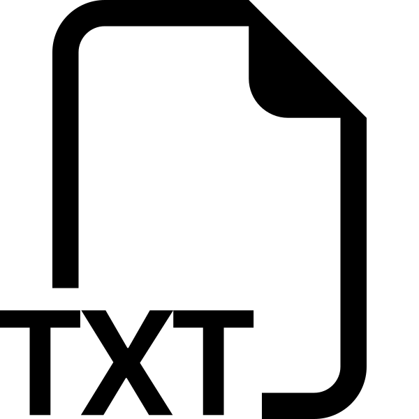 Filetype Txt