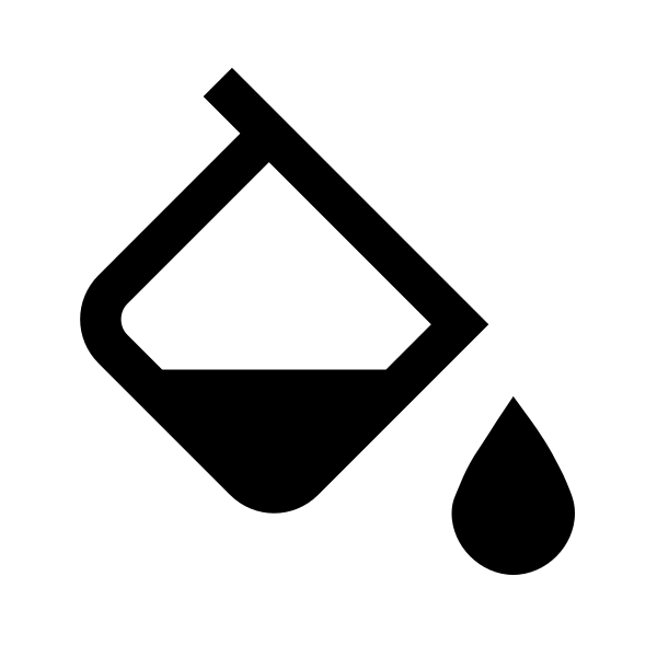 Fill Drip Solid Vector