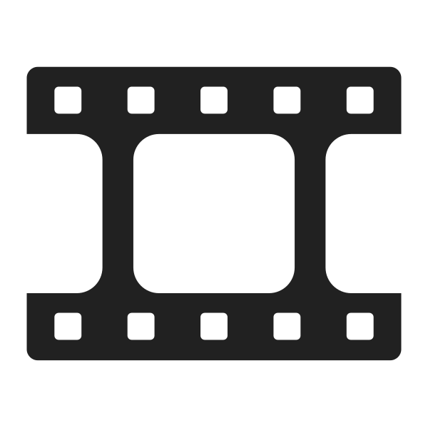 Film Frames High Contrast Vector