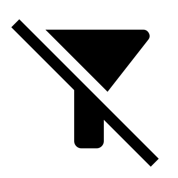 Filter Alt Off Fill