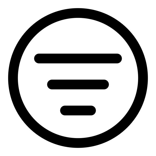 Filter List Circle