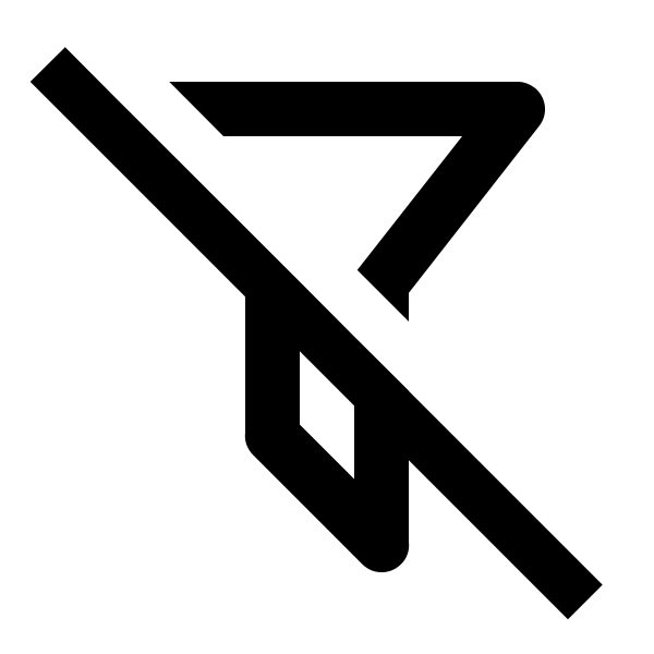 Filter Off Outline
