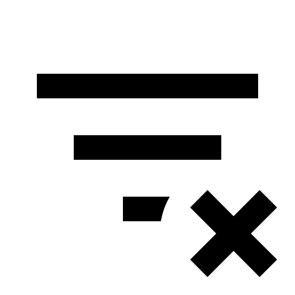 Filter Variant Remove