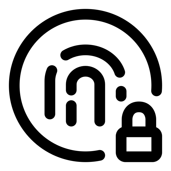 Fingerprint Lock Circle