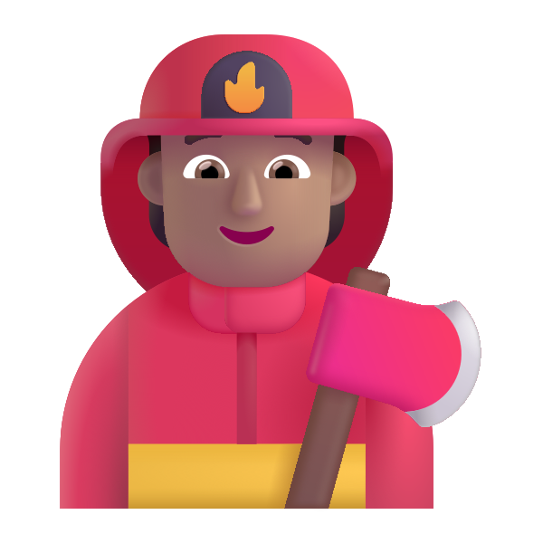 Firefighter Color Medium