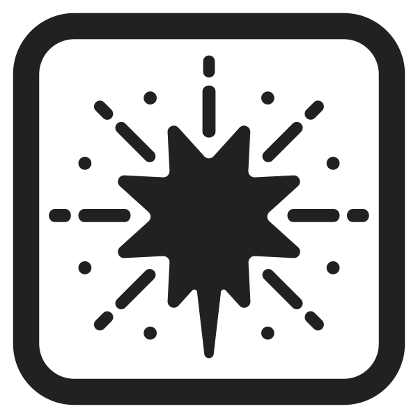 Fireworks High Contrast Vector
