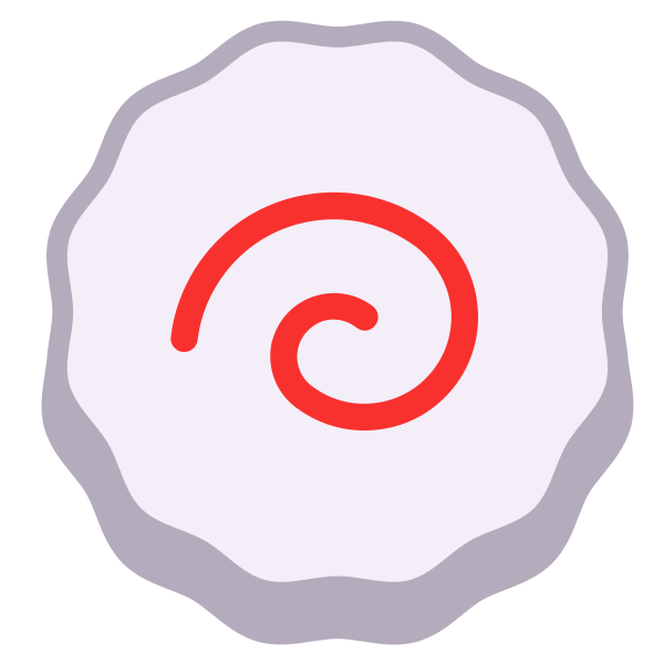 Fish Cake With Swirl Flat
