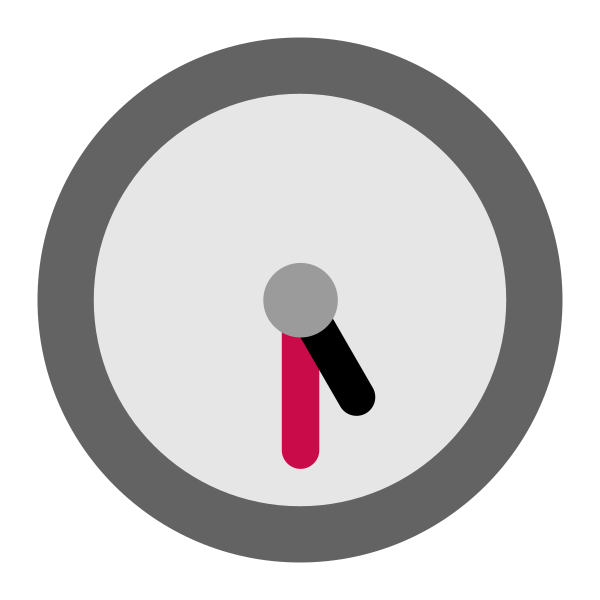 Five Thirty Flat Vector