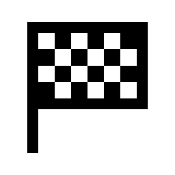 Flag Checkered Solid