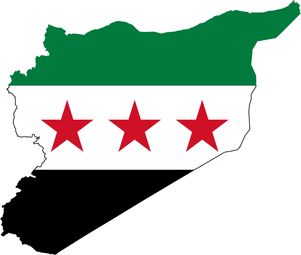 Flag Map Of Syria (2025–present)