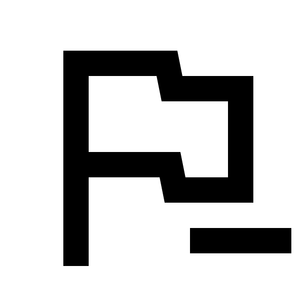 Flag Minus Outline