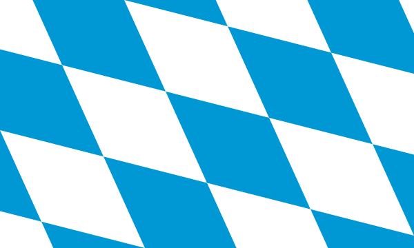 Flag Of Bavaria (lozengy)