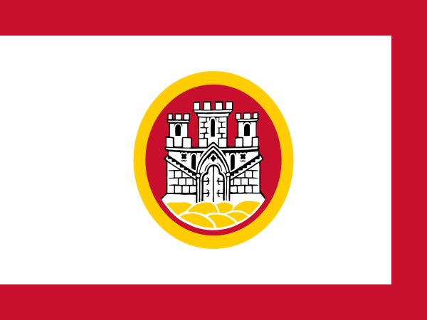 Flag Of Bergen, Norway