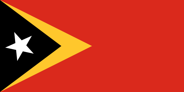 Flag Of East Timor Vector