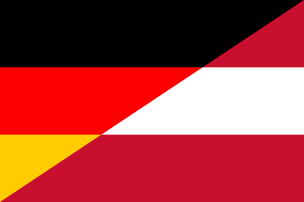 Flag Of Germany And Austria