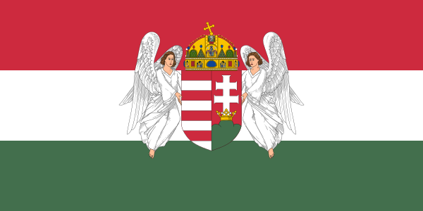 Flag Of Hungary (1915 1918; Angels)