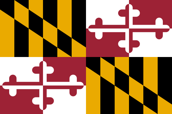 Flag Of Maryland Vector