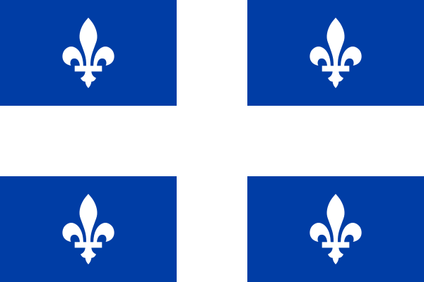 Flag Of Quebec Vector