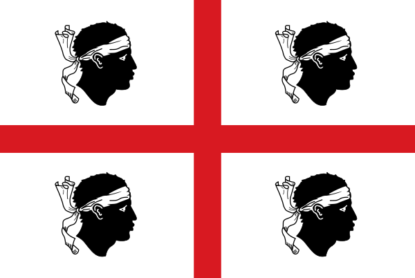 Flag Of Sardinia, Italy