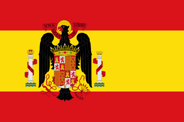 Flag Of Spain (1945–1977) Vector