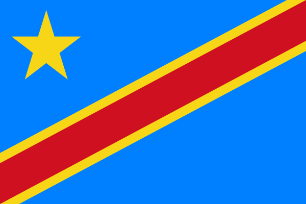 Flag Of The Democratic Republic Of The Congo (2 3)