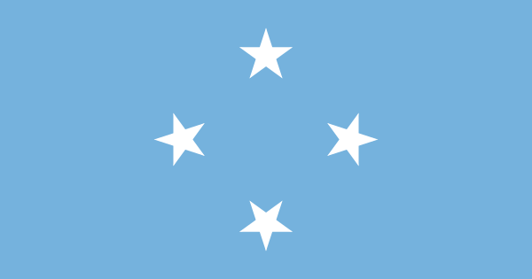 Flag Of The Federated States Of Micronesia Vector