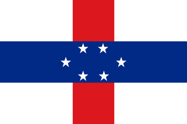 Flag Of The Netherlands Antilles (1959–1986) Vector