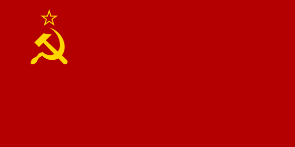 Flag Of The Soviet Union (dark Version) Vector