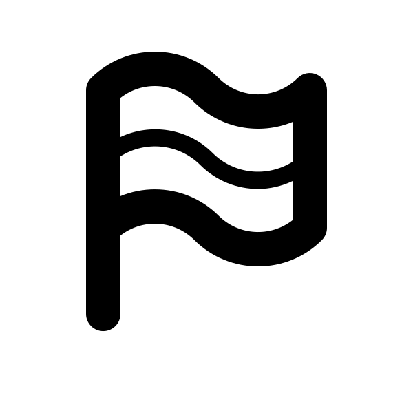 Flag Outline Vector