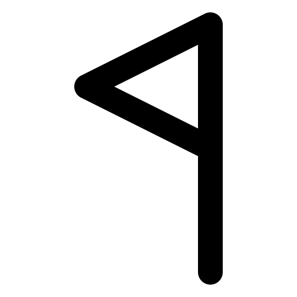 Flag Triangle Left