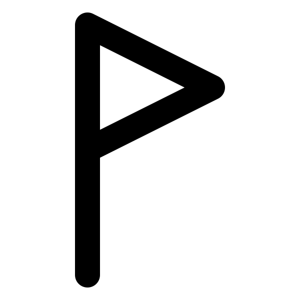 Flag Triangle Right