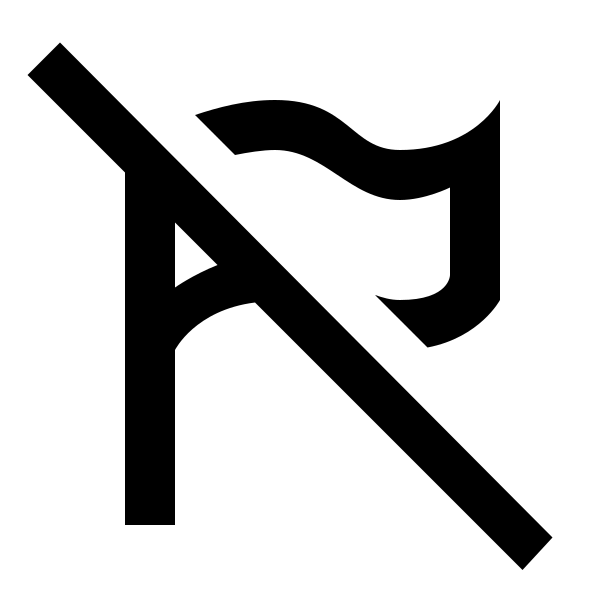 Flag Variant Off Outline