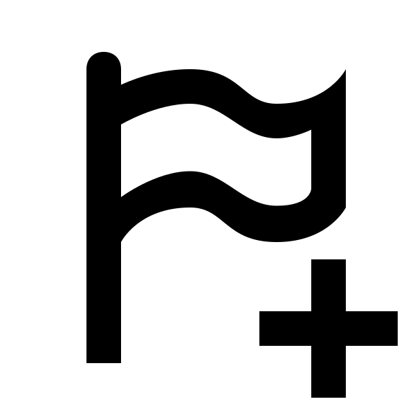 Flag Variant Plus Outline