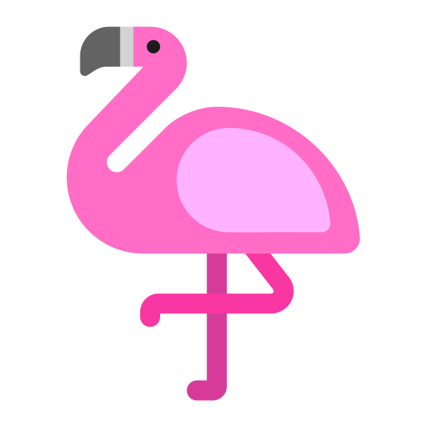 Flamingo Flat Vector