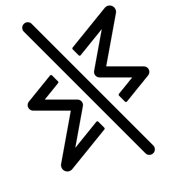 Flash Off Outline