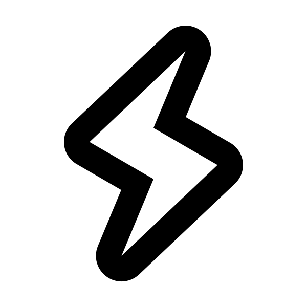 Flash Outline Vector