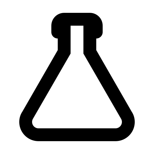 Flask Empty Outline
