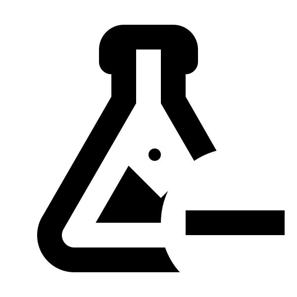 Flask Minus Outline